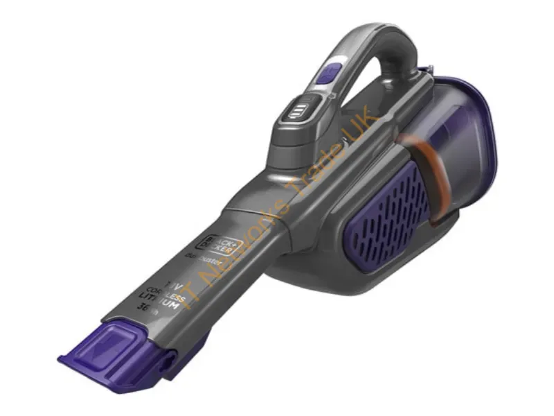 BHHV520BFP-GB - Black & Decker BHHV520BFP-GB handheld vacuum Black, Violet Bagless