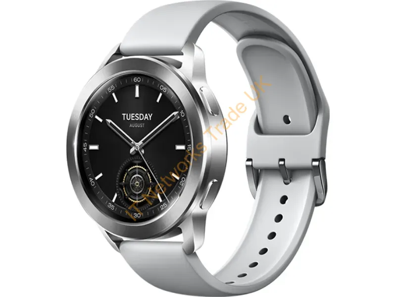 BHR7873GL - Xiaomi Watch S3 3.63 cm (1.43") AMOLED 47 mm Digital 466 x 466 pixels Touchscreen Silver GPS (satellite)