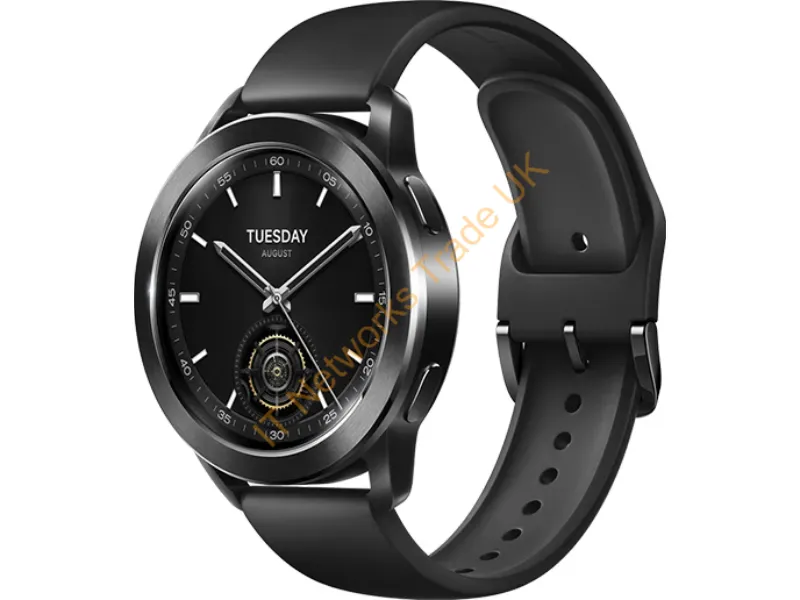 BHR7874GL - Xiaomi Watch S3 3.63 cm (1.43") AMOLED 47 mm Digital 466 x 466 pixels Touchscreen Black GPS (satellite)