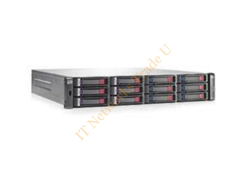 BK830A HP StorageWorks P2000 G3 SAN Hard Drive Array iSCSI Controller RAID Supported 12 x Total Bays iSCSI 2U Rack-Mountable Network Storage System