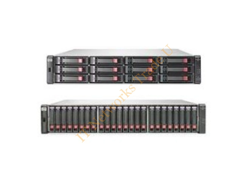 BK831A HP StorageWorks P2000 G3 NAS Hard Drive Array RAID Supported 24 x Total Bays Gigabit Ethernet Network (RJ-45) 2U Rack-mountable Network Storage System