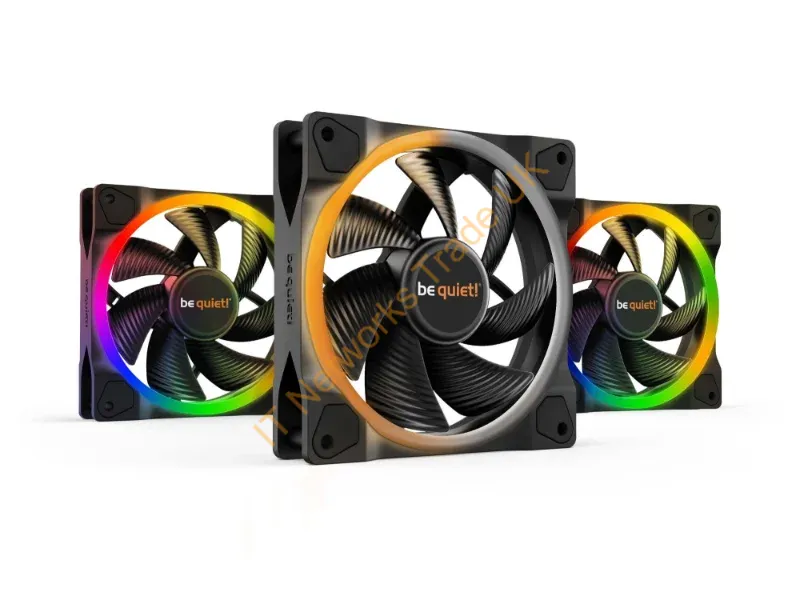 BL076 - PC- Caselfter Be Quiet Light Wings 120mm PWM black (triple pack) BL076