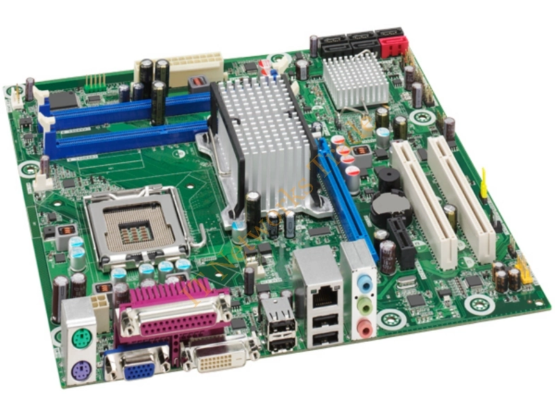 BLKDB43LD Intel Micro ATX System Board, B43 Express Chipset, LGA775 Socket, Support for Upto 8 GB DDR2 Desktop Motherboard