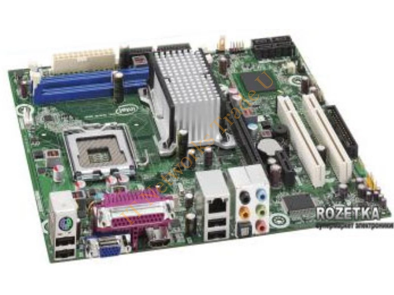 BLKDG41KR Intel Chipset-Intel G41 Socket LGA775 4GB DDR3-1066MHz 24-Pin Micro ATX Motherboard Desktop Motherboard