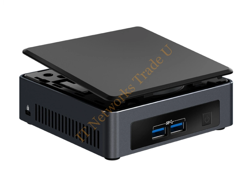 Intel NUC NUC7i3DNKTC BGA 1356 2.40GHz i3-7100U UCFF Black Desktop Barebone
