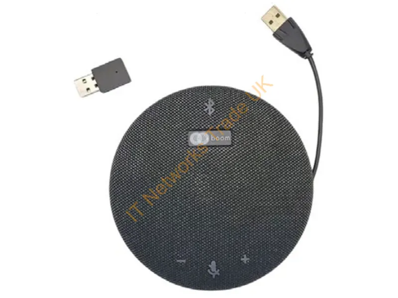 BM02-0012 - Boom Boom Giro Pro Speakerphone - Hd Audio, Usb & Bluetooth 5.0, Wireless Charging, Usb Bt Dongle, 12Hr Talk-Time
