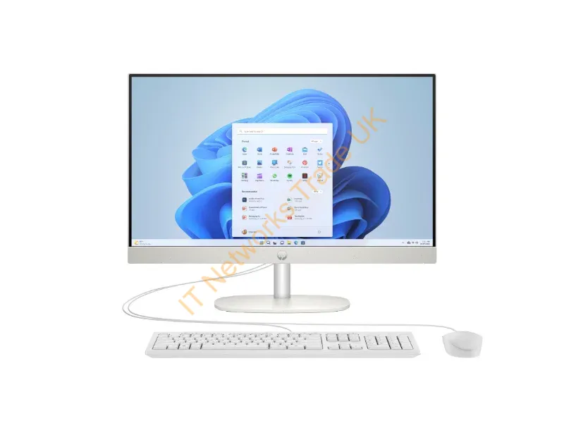BM5L4EA#ABU - HP All-in-One 24-cr0003na AMD Ryzen� 5 7520U 60.5 cm (23.8") 1920 x 1080 pixels All-in-One PC 8 GB LPDDR5-SDRAM 512 GB SSD Windows 11 Home Wi-Fi 6 (802.11ax) White