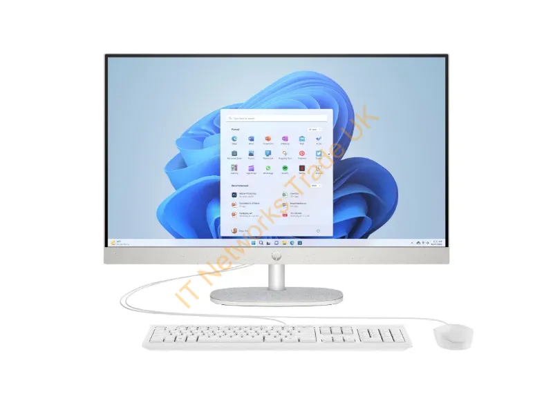 BM5M1EA#ABU - HP All-in-One 27-cr0045na Intel� Core� i5 i5-1335U 68.6 cm (27") 1920 x 1080 pixels All-in-One PC 8 GB DDR4-SDRAM 512 GB SSD Windows 11 Home Wi-Fi 6 (802.11ax) White