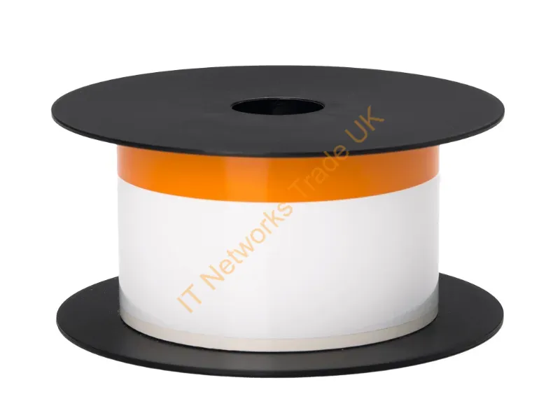 BMSLT206CNT - Brother Bmslt206Cnt Printer Label Orange, White Self-Adhesive Printer Label