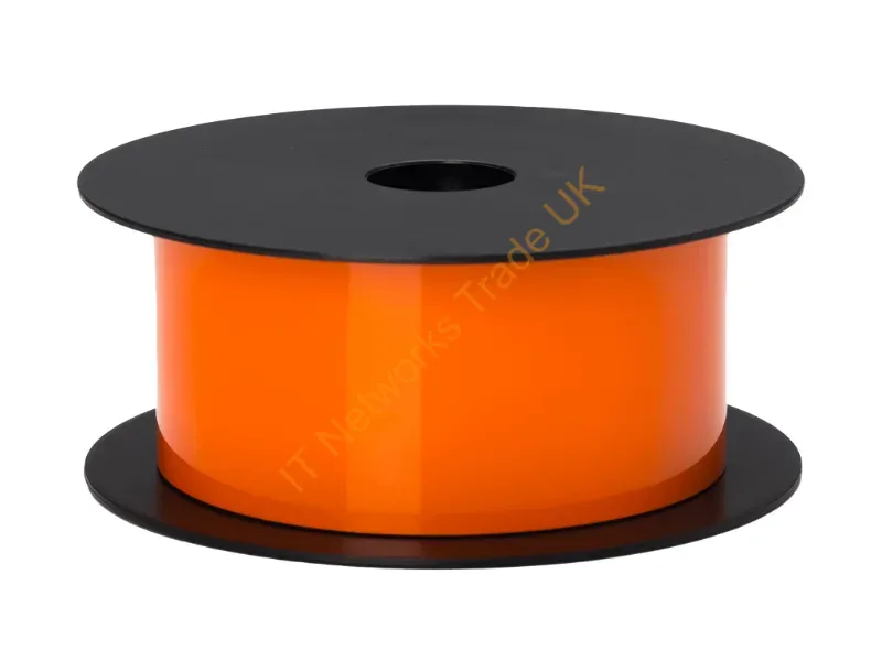 BMSLT206RF - Brother Bmslt206Rf Printer Label Orange Self-Adhesive Printer Label