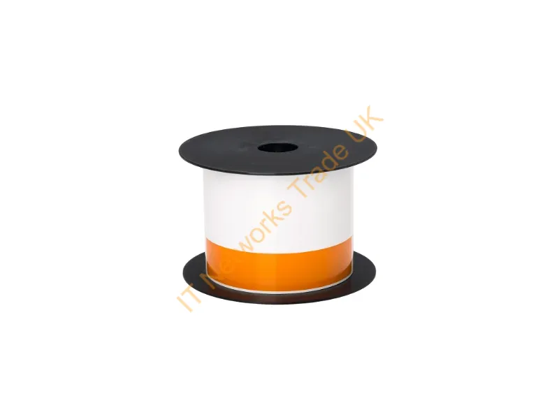 BMSLT306CNT - Brother Bmslt306Cnt Printer Label Orange, White Self-Adhesive Printer Label