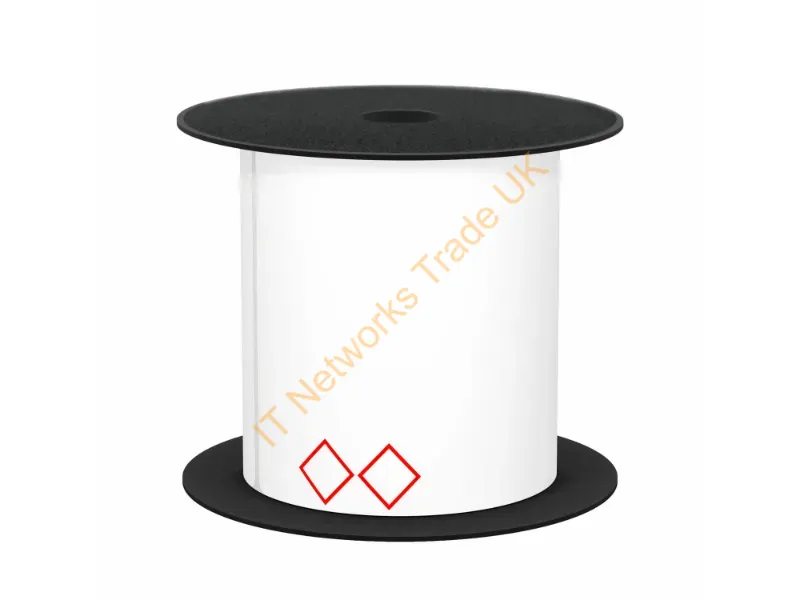 BMSLT34GHS2V2 - Brother Bmslt34Ghs2V2 Printer Label White, Red Self-Adhesive Printer Label
