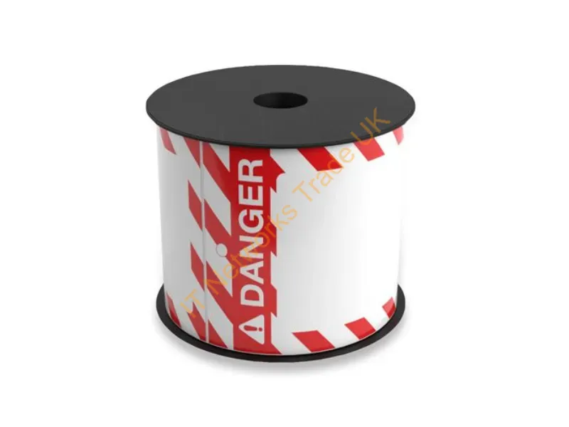 BMSLT35LOTO - Brother Bmslt35Loto Printer Label Red, White Self-Adhesive Printer Label