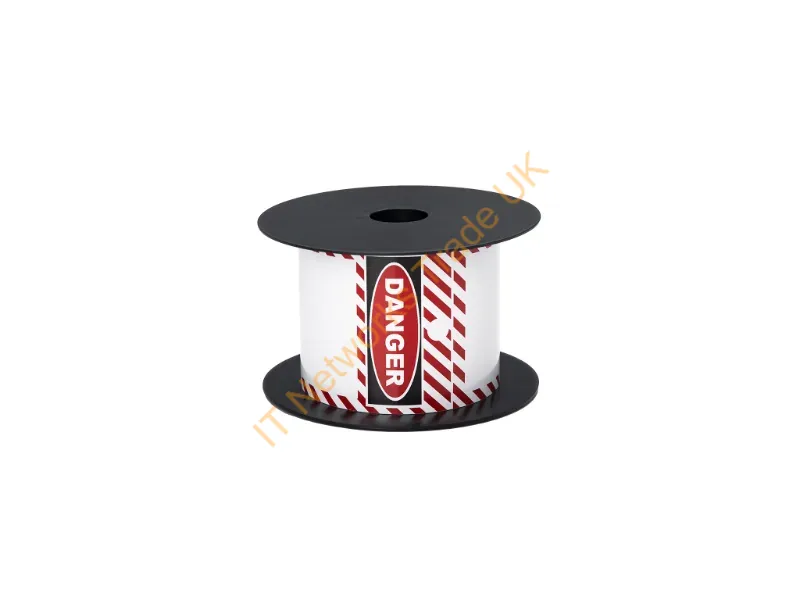 BMSLT35LOTOB - Brother Bmslt35Lotob Printer Label Black, Red, White Self-Adhesive Printer Label