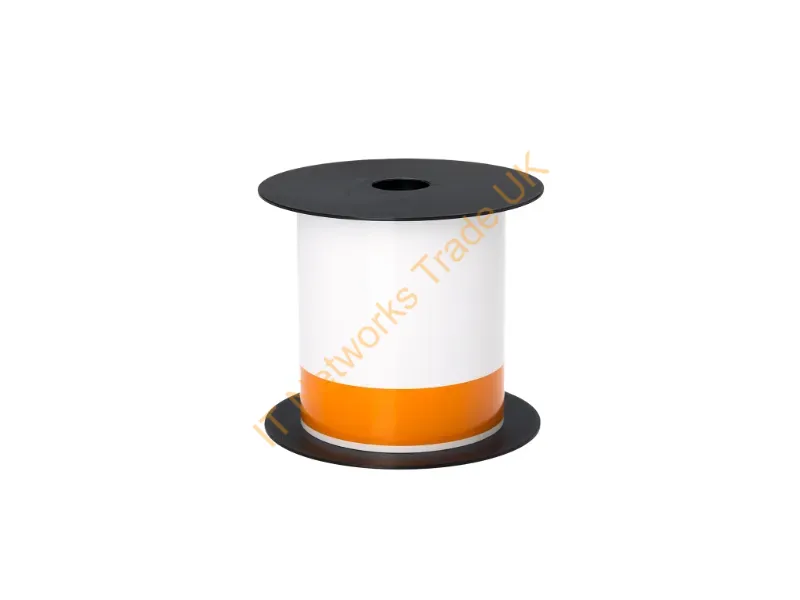 BMSLT406AFC100 - Brother Bmslt406Afc100 Printer Label Orange, White Self-Adhesive Printer Label