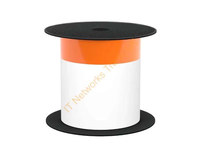 BMSLT406CNT - Brother Bmslt406Cnt Printer Label Orange, White Self-Adhesive Printer Label