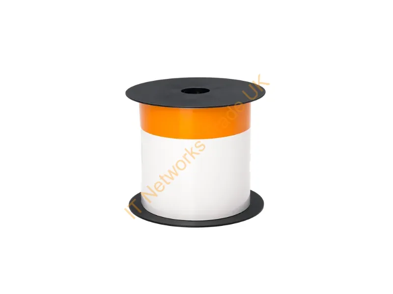 BMSLT46OR - Brother Bmslt46Or Printer Label Orange, White Self-Adhesive Printer Label