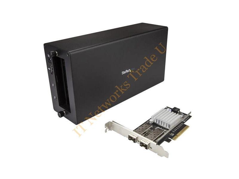 StarTech.com Thunderbolt 3 to 10GbE Fiber Network Chassis 2 Port Accessory