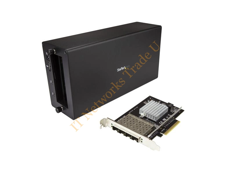 StarTech.com Thunderbolt 3 to 10GbE Fiber Network Chassis 4 Port Accessory