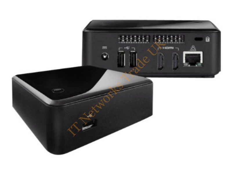 BOXDC3217IYE Intel -DC3217IYE NUC Small Form Factor Computer i3-3217U 1.8GHz (Black) Desktop Barebone