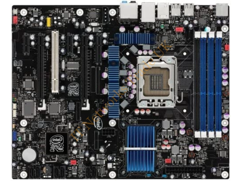 BOXDX58SO Intel I7 Socket 1366 CPUS DDR3 3XPCI X16 BIT LAN HD Audio 6 SATA ATX- Motherboard