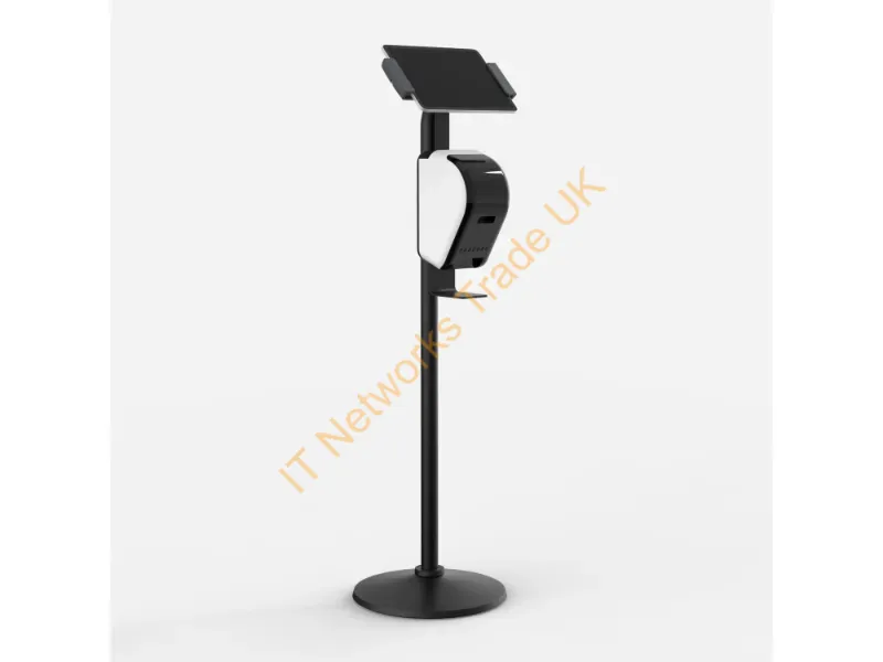 BP-CLP-FBR-B - Bouncepad Clip Floorstanding + Brother Printer Mount | Compatible with All USB-C Tablets | Black