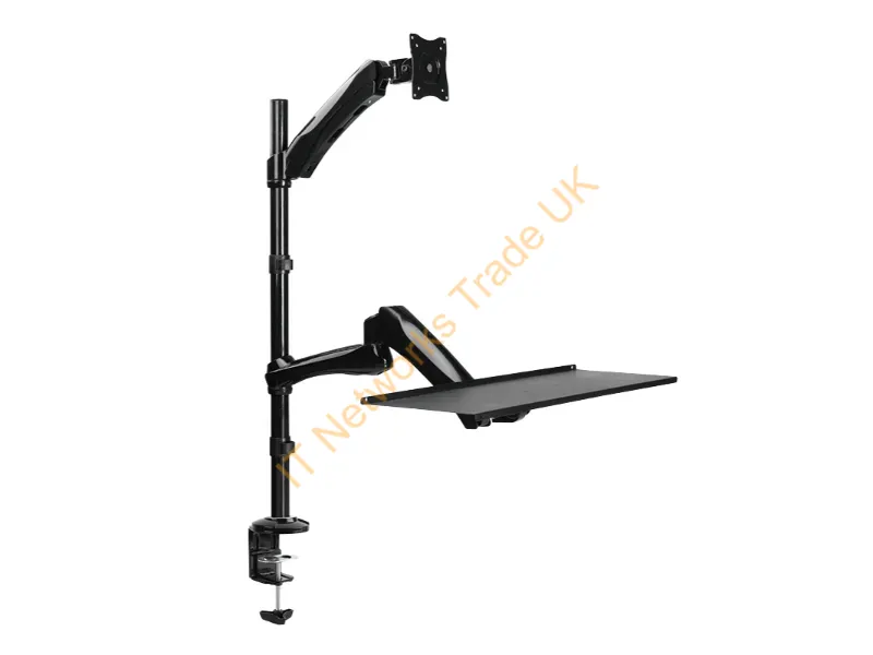 BP0030 - Logilink Sit-Stand Workstation -Befestigungskit fr Monitor/Tastatur BP0030
