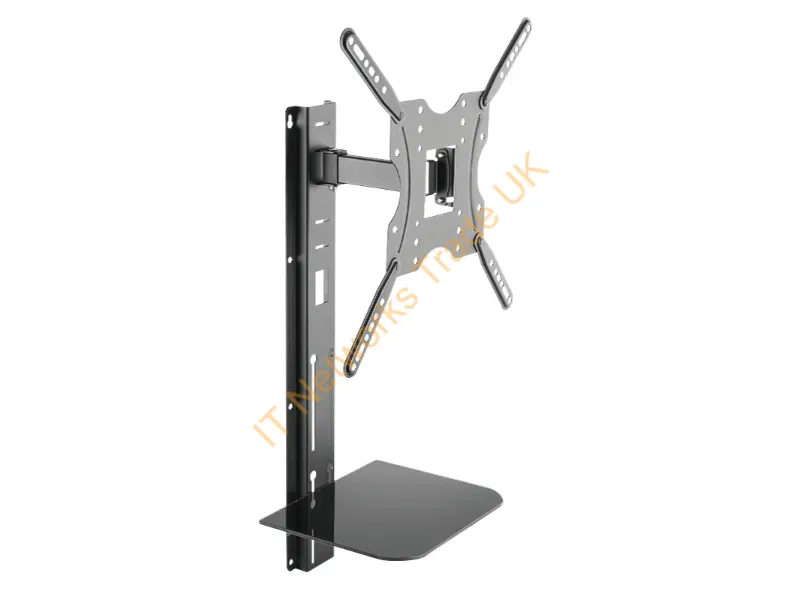 BP0048 - LogiLink BP0048 TV mount/stand 139.7 cm (55") Black, Stainless steel