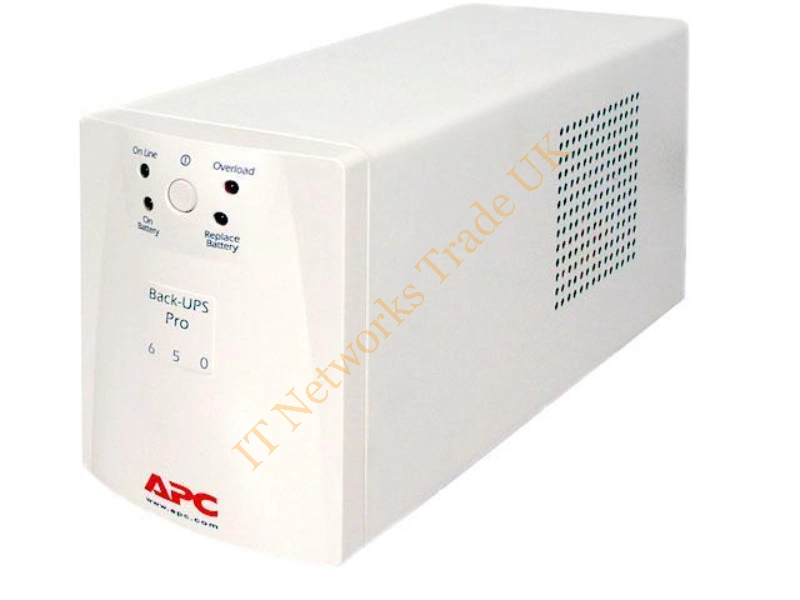 BP650S APC Back-UPS Pro 650VA 650VA 6.2 Minute Full Load 3 x NEMA 5-15R 3 x NEMA 5-15R UPS System