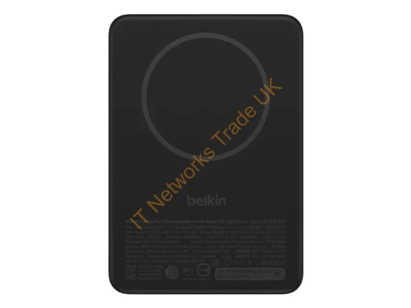 BPD016HQBK - Belkin 10K QI2 15W PD20W POWERBANK KS BLK