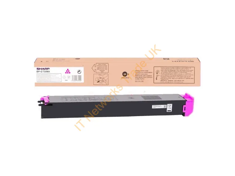 BPGT30MA - Sharp BP-GT30MA Toner magenta, 15K pages ISO/IEC 19752 for Sharp BP-30 C