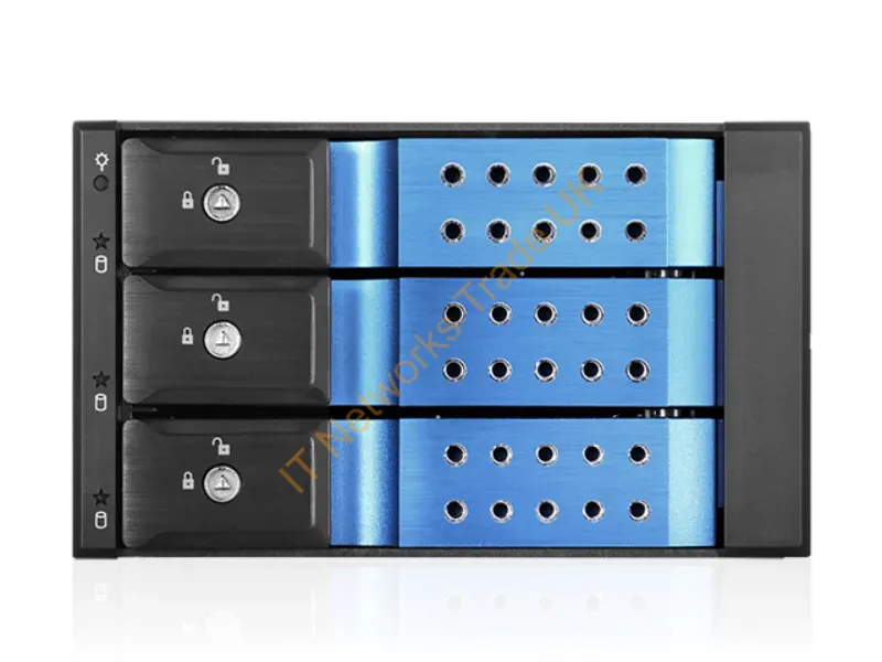BPN-DE230HD-BLUE - Istarusa Bpn-De230Hd-Blue Drive Bay Panel 3.5/5.25" Bezel Panel Black, Blue