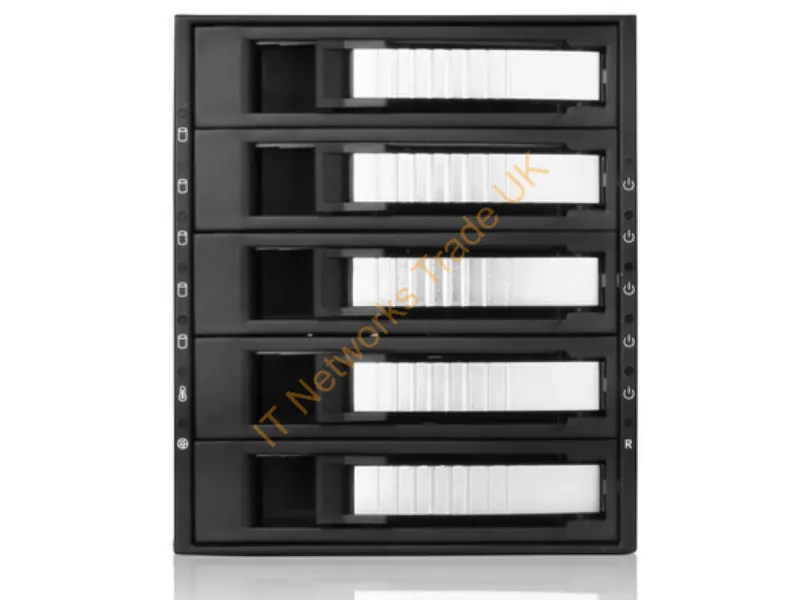 BPU-350SATA-SIL - Istarusa Bpu-350Sata 3X 5.25" Bezel Panel Black, Silver
