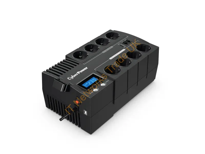 BR1000ELCD - CyberPower BR1000ELCD uninterruptible power supply (UPS) Line-Interactive 1 kVA 600 W 8 AC outlet(s)