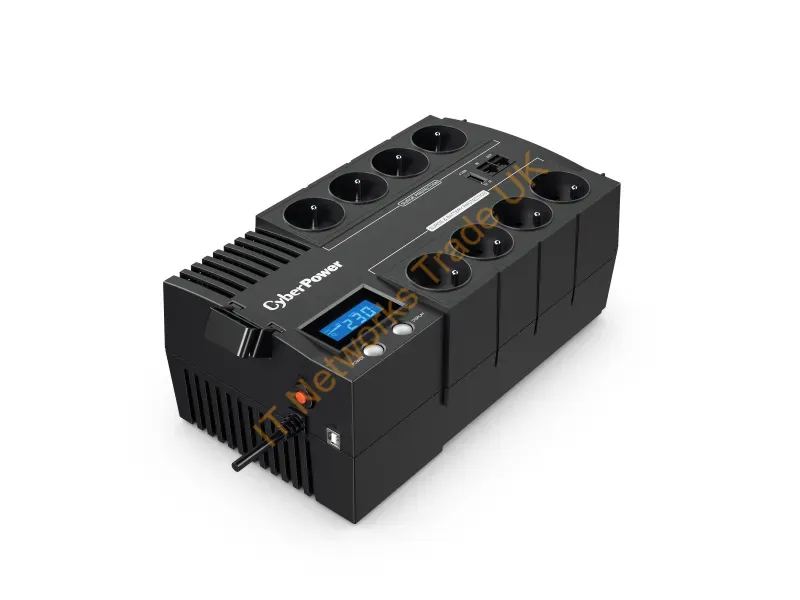 BR1200ELCD-FR - CyberPower BR1200ELCD-FR uninterruptible power supply (UPS) Line-Interactive 1.2 kVA 720 W 8 AC outlet(s)