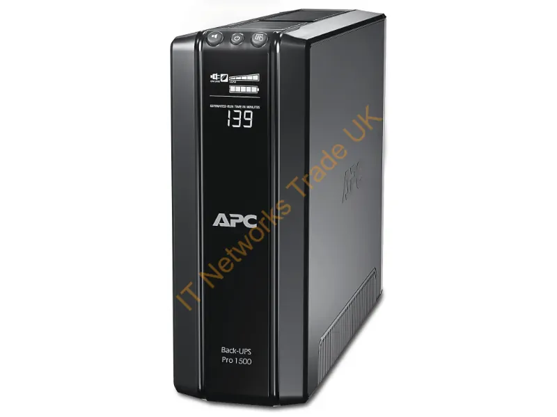 BR1500GI - APC Back-UPS Pro Line-Interactive 1500VA 10AC outlet(s) Black uninterruptible power supply (UPS)