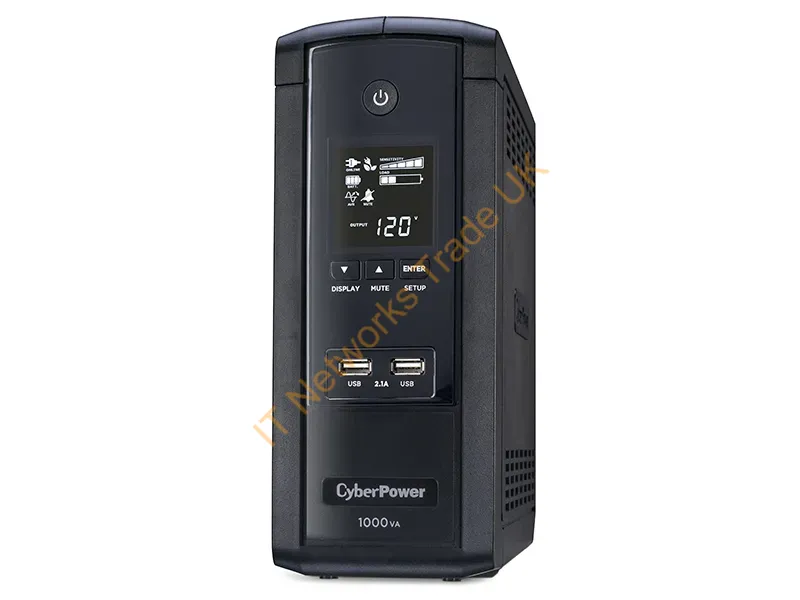 BRG1000AVRLCD - Cyberpower Brg1000Avrlcd Uninterruptible Power Supply (Ups) 1 Kva 600 W 10 Ac Outlet(S)