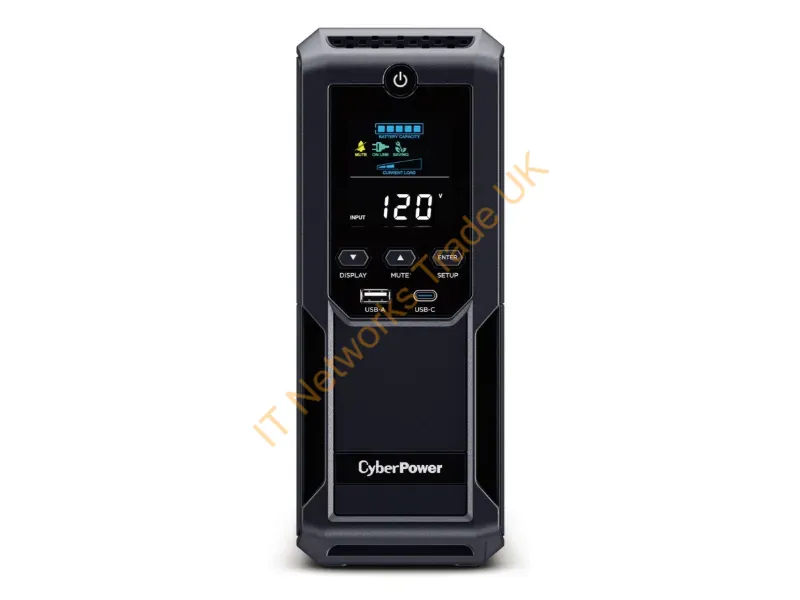 BRG1500AVRLCD2 - Cyberpower Cyberpower, 21500Va/900W Line Interactive Us, Mini-Tower, 12 Outlets, Avr, Lcd, Usb Charging, 5Yr Wty, Request Special Pricing Over,2.5K, Free Vendor Dropships Over,10K