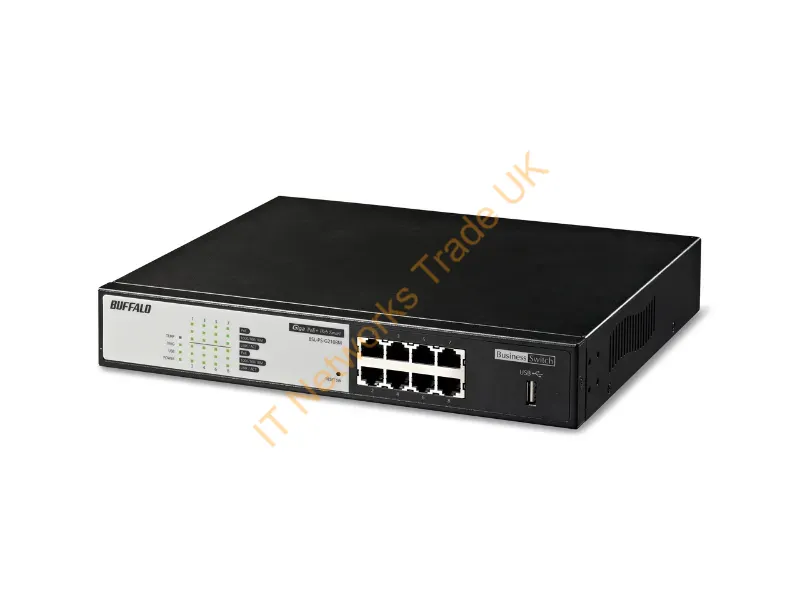 BSL-PS-G2108M - Buffalo Bsl-Ps-G2108M Network Switch Managed L2 Gigabit Ethernet (10/100/1000) Power Over Ethernet (Poe) Black