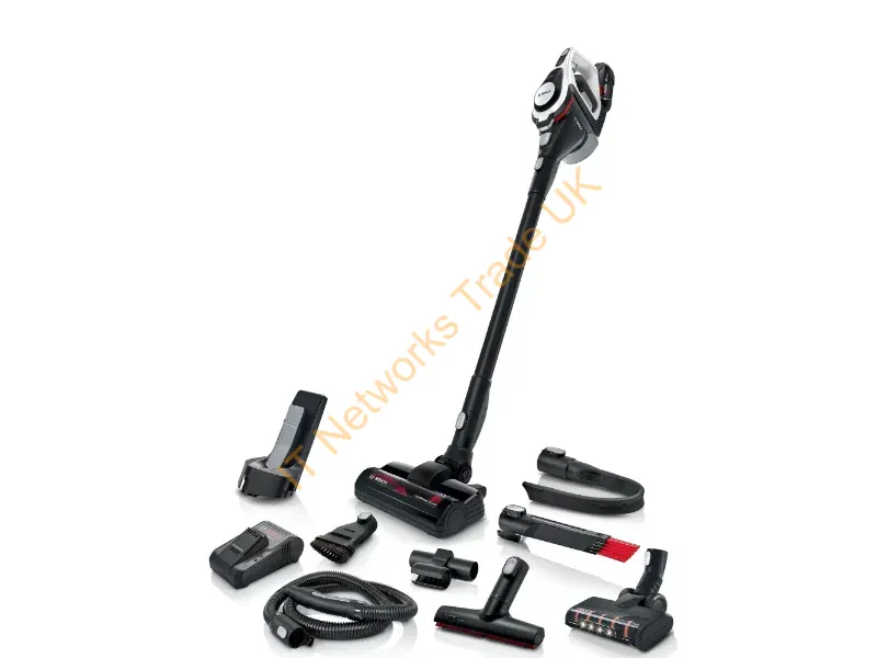 BSS825ALL - Bosch Serie 8 BSS825ALL stick vacuum/electric broom Battery Dry Bagless Black, White 5 Ah