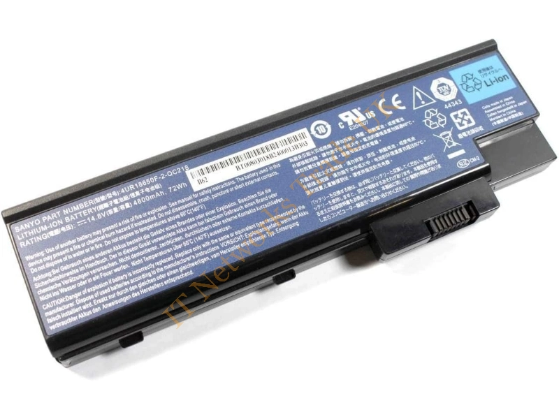 BT.00803.018 Acer 8-Cell Lithium-Ion (Li-Ion) 4800mAh 11.1V Battery for Aspire 7000 / 7110 / 9300 / 9420 Laptop Battery