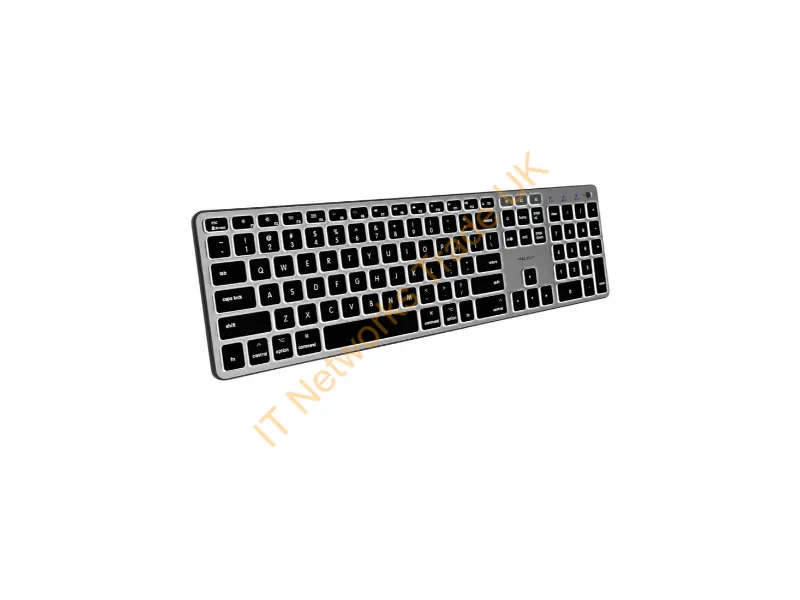 BTBLZKEYSG - Macally Btblzkeysg Keyboard Universal Bluetooth Qwerty English Gray