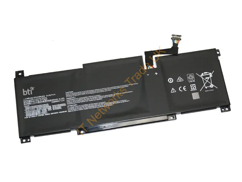 BTY-M491-B-BTI - Bti Bty-M491-B- Industrial Rechargeable Battery Lithium-Ion (Li-Ion) 4600 Mah 11.4 V