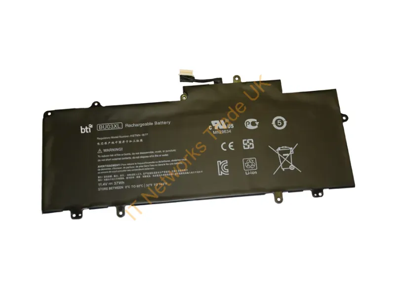 BU03XL-BTI - Bti Bu03Xl- Industrial Rechargeable Battery Lithium-Ion (Li-Ion) 3130 Mah 11.4 V