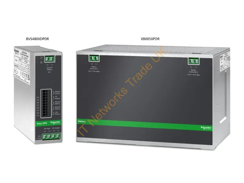 BVS480XDPDR - APC BVS480XDPDR 24V DC UPS � 480Watt, 24V, 20A, DIN-Rail mounting, Power Module without battery