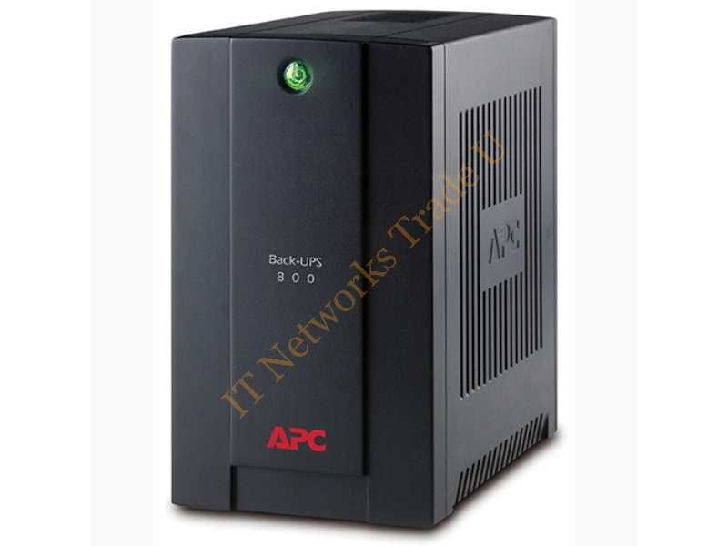 BX800LI-MS - APC BX800LI-MS Line-Interactive 800VA Black uninterruptible power supply (UPS)