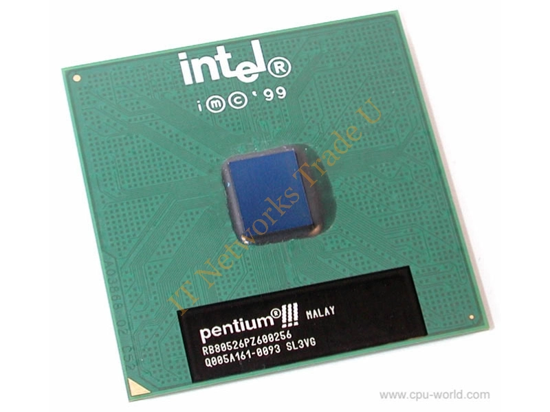 BX80526C600256 Intel Pentium III 600MHz 133MHz FSB 256KB L2 Cache Socket FC-PGA Retail Processor