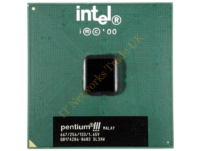 BX80526U667256 Intel Pentium III 667MHz 133MHz FSB 256KB L2 Cache Socket SECC2 Retail Processor