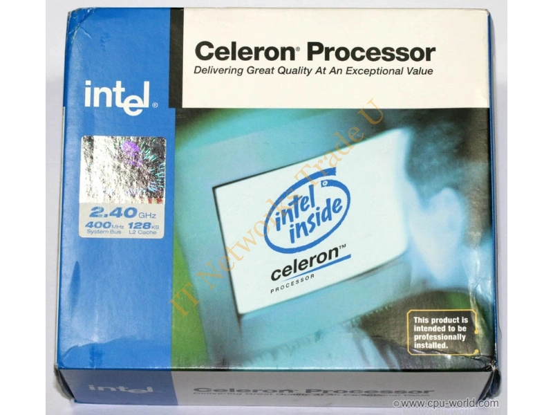 BX80532RC2500B Intel Celeron 2.50GHz 400MHz FSB 128KB L2 Cache Socket 478 Retail Processor