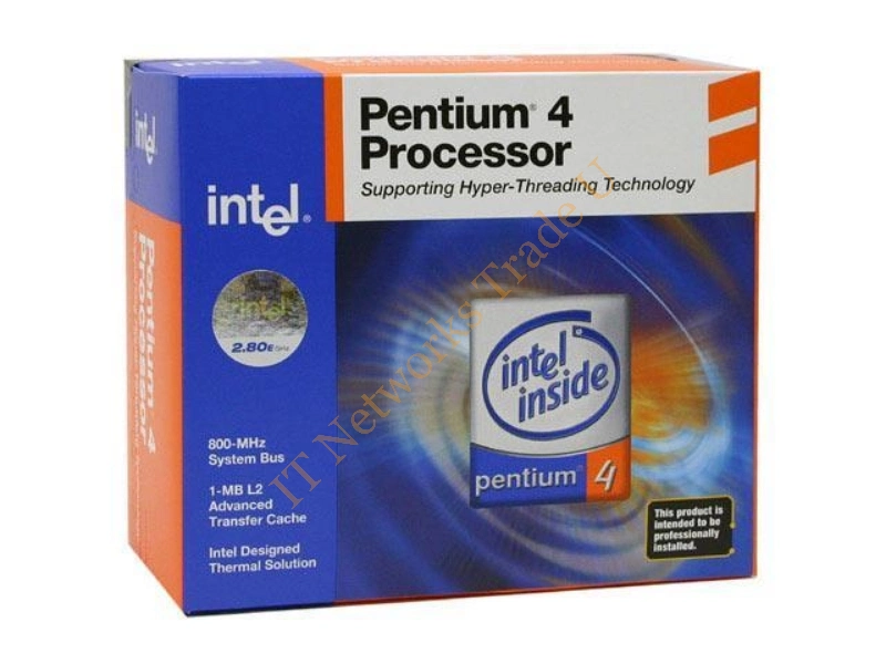 BX80546PG2800E Intel Pentium 4 2.8EGHz 800MHz FSB 1MB L2 Cache Socket 478 Retail Processor